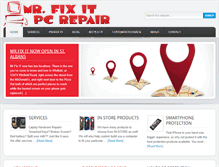 Tablet Screenshot of mrfixitwv.com